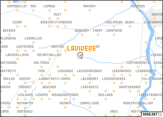 map of La Vivère