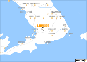 map of Lávkos