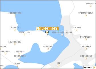 map of Lavochnoye