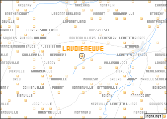 map of La Voie-Neuve