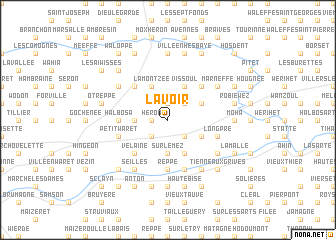 map of Lavoir