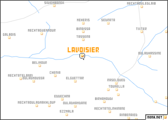 map of Lavoisier