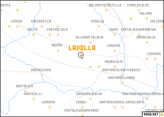 map of La Volla