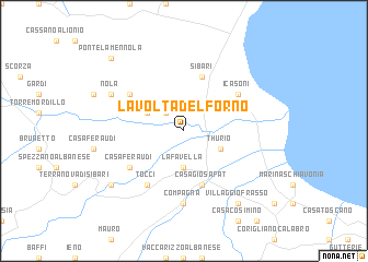 map of La Volta del Forno