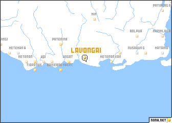 map of Lavongai