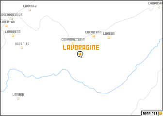 map of La Vorágine