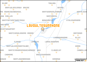 map of La Voulte-sur-Rhône