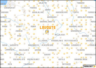 map of La Voûte