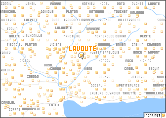 map of La Voûte