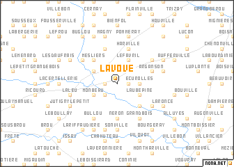 map of La Vove