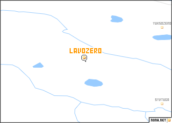 map of Lavozero