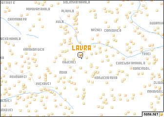 map of Lavra