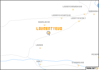 map of Lavrent\