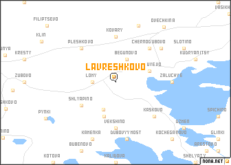 map of Lavreshkovo