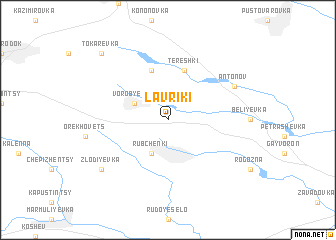 map of Lavriki