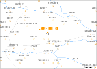map of Lavrininki