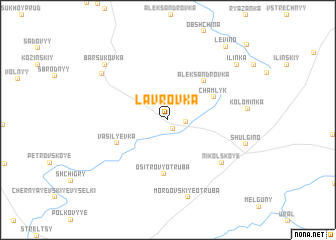 map of Lavrovka