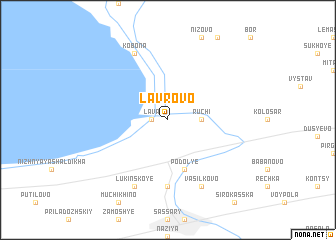 map of Lavrovo