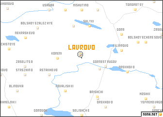 map of Lavrovo