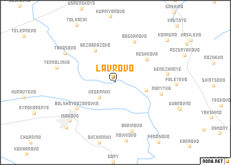 map of Lavrovo