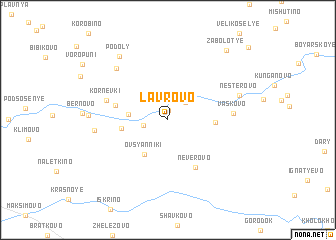 map of Lavrovo