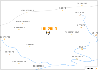 map of Lavrovo