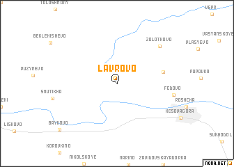 map of Lavrovo