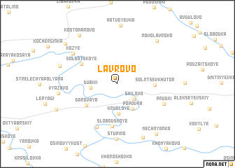 map of Lavrovo