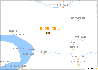 map of Lavrovskiy