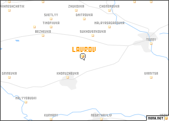 map of Lavrov