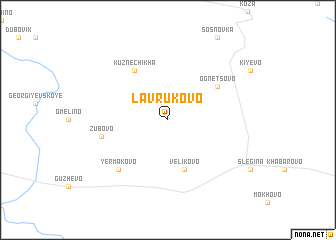 map of Lavrukovo