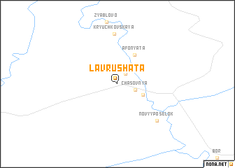 map of Lavrushata