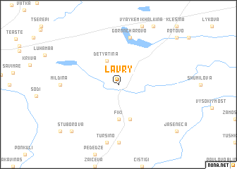 map of Lavry