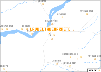 map of La Vuelta de Barreto