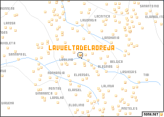 map of La Vuelta de La Oreja