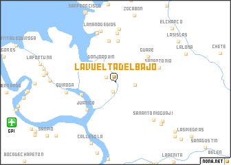 map of La Vuelta del Bajo