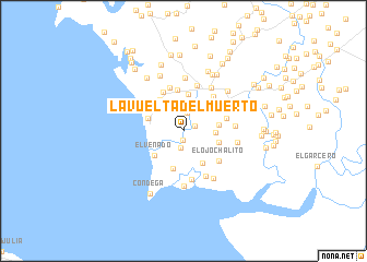 map of La Vuelta del Muerto