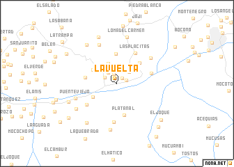 map of La Vuelta