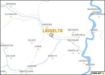 map of La Vuelta