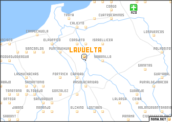 map of La Vuelta