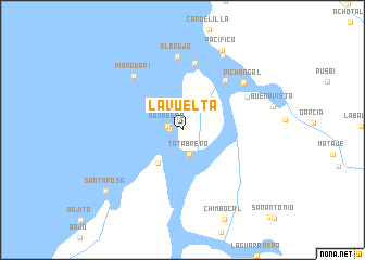 map of La Vuelta