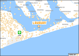 map of Lawadan