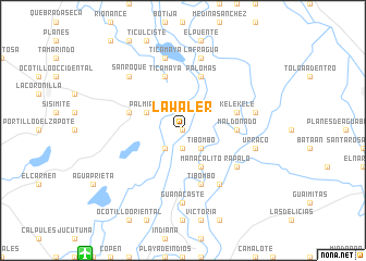 map of La Waler