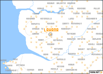 map of Lawana