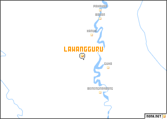 map of Lawangguru