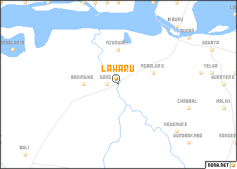 map of Lawaru