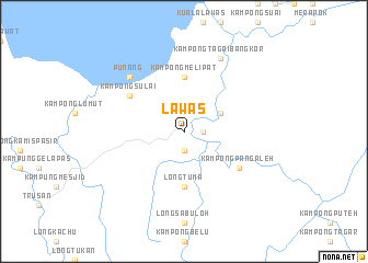 Lawas (Malaysia) map - nona.net