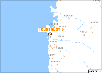 map of Lawatuwatu