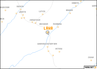 map of Lawa