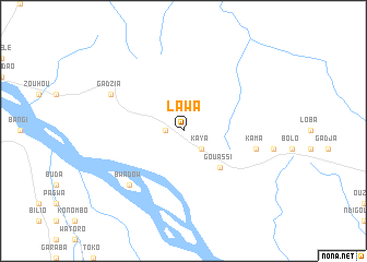 map of Lawa